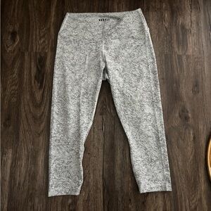 NOBULL Heathered Gray Cropped Leggings
